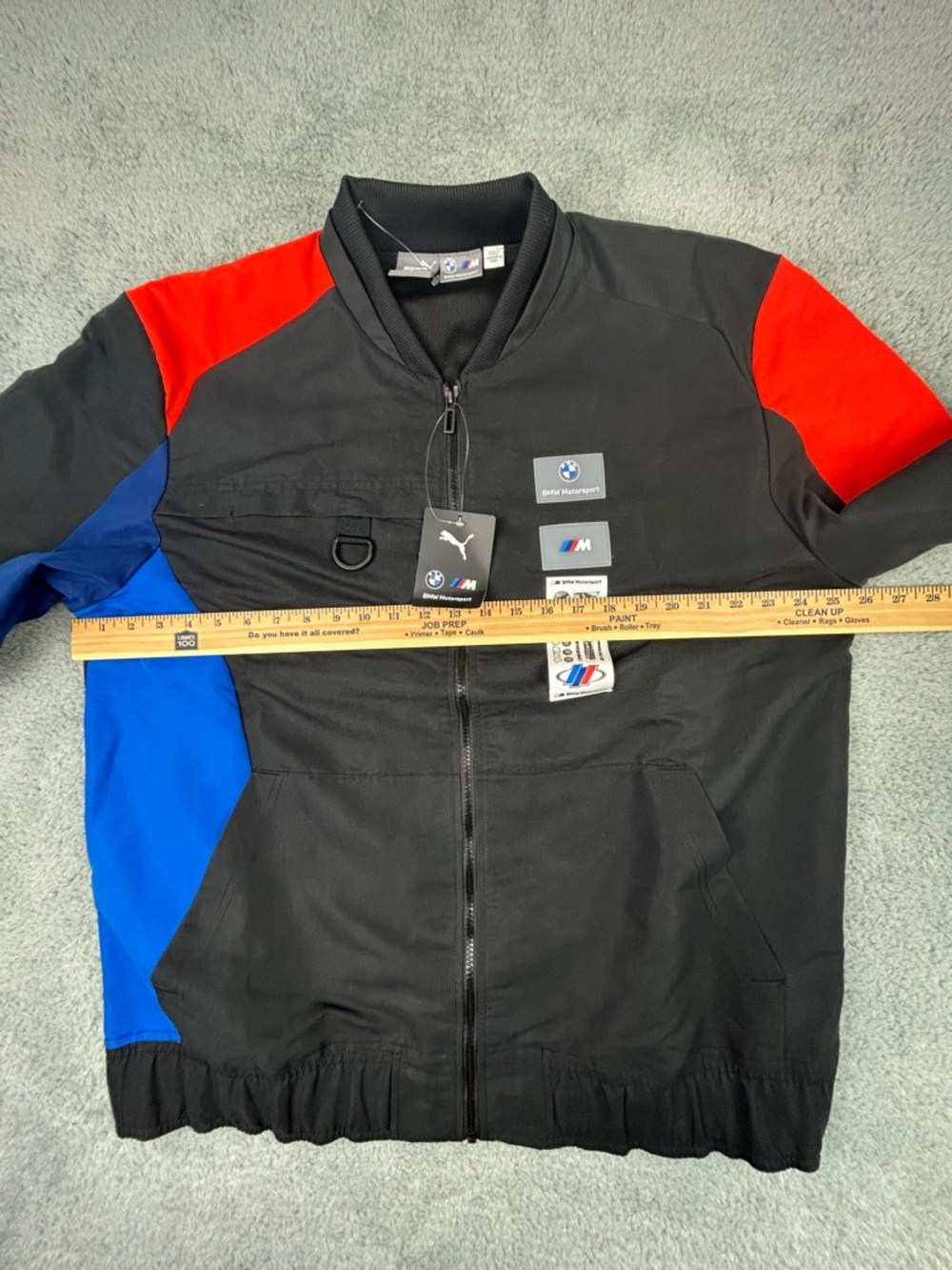 Puma Men's Size XL Blue BMW M Motorsport Street Motorsport Jacket 531129-04 F - Picture 3 of 14